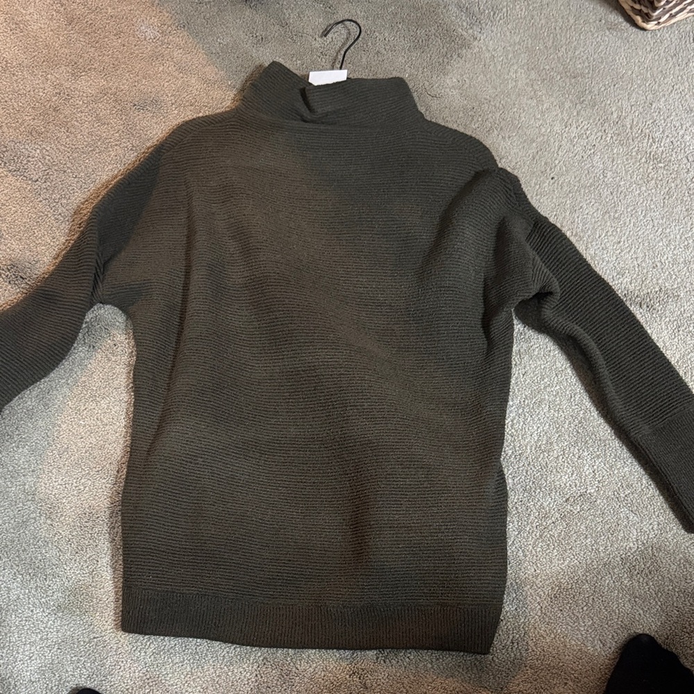 RDI Cozy Olive Green Turtleneck Sweater